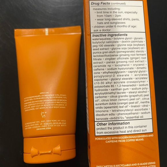 Origins GinZing SPF 30 Daily Moisturizer new in box - Picture 2 of 3